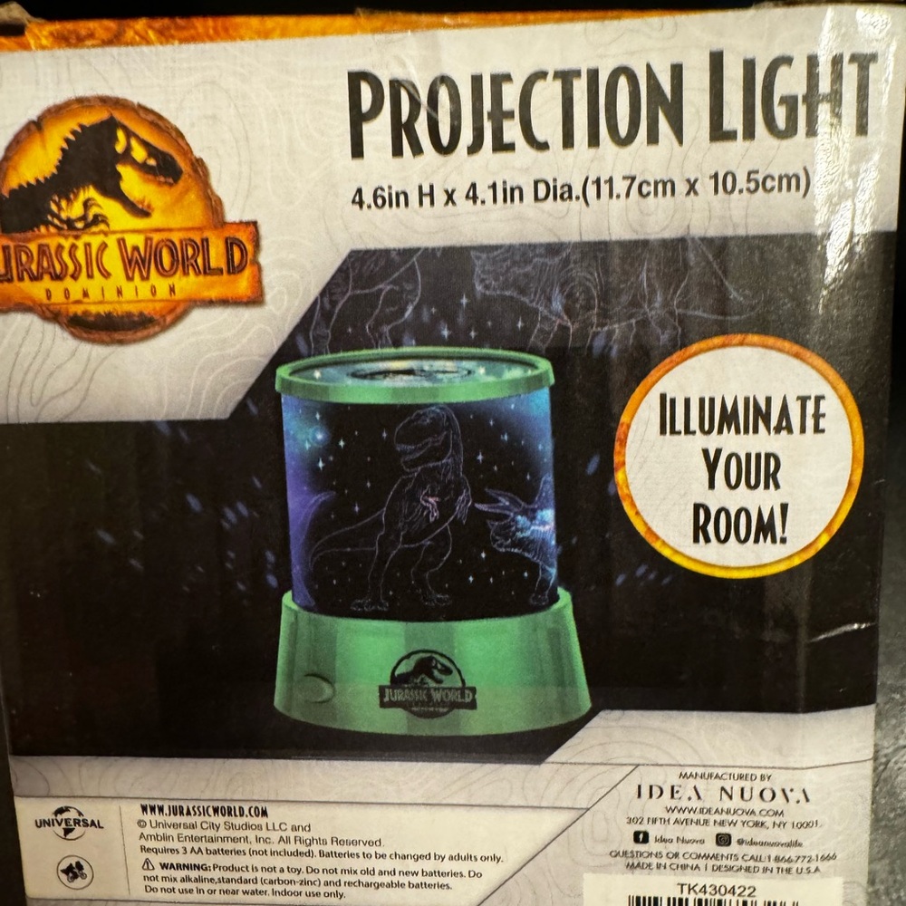 Jurassic park projection light